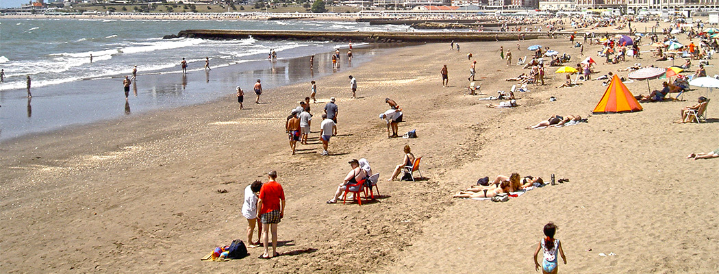 Strand in Mar del Plata
