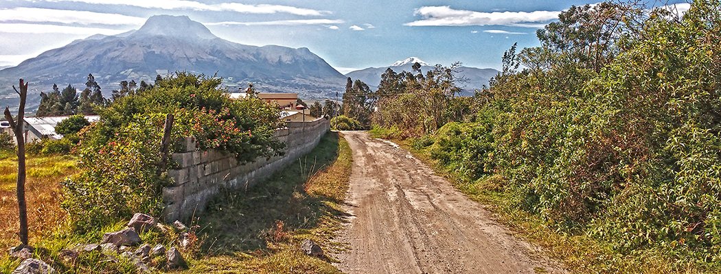 im Andenhochland nördlich von Quito