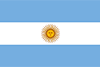 Flagge Argentiniens 