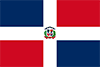 Flagge der Dominikanischen Republik 