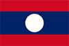 Laotische Flagge 