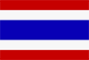 Flagge Thailands 