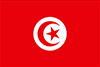 Flagge Tunesiens 