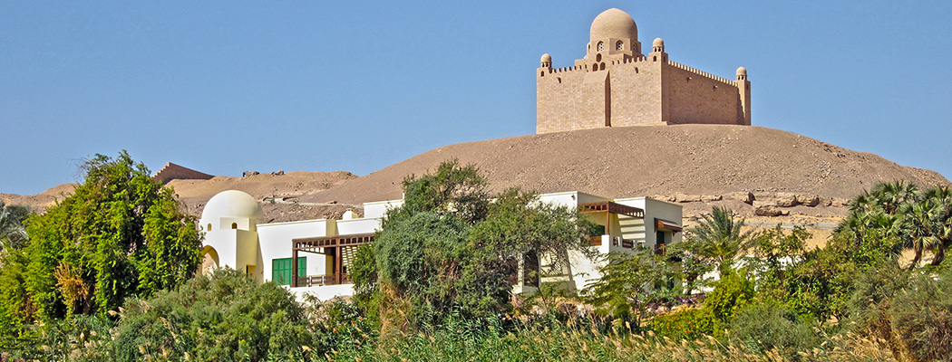 Mausoleum des Aga Khan III. in Assuan