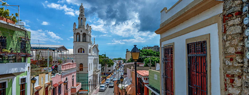 Straße in Santo Domingo