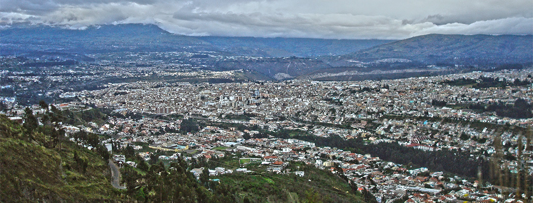 Blick auf Ambato