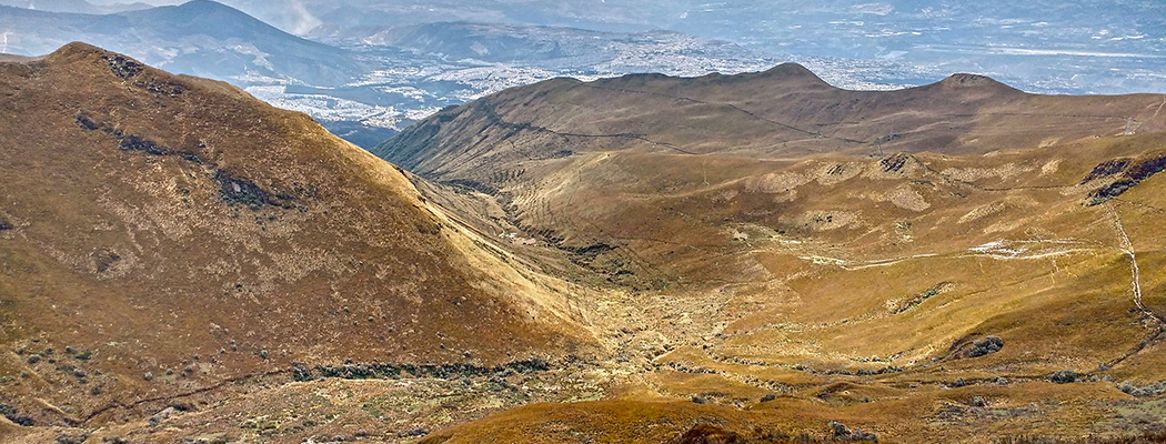 Abstieg vom Pichincha (4.784 m)