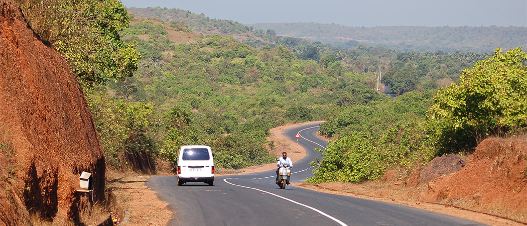 Straße in Goa
