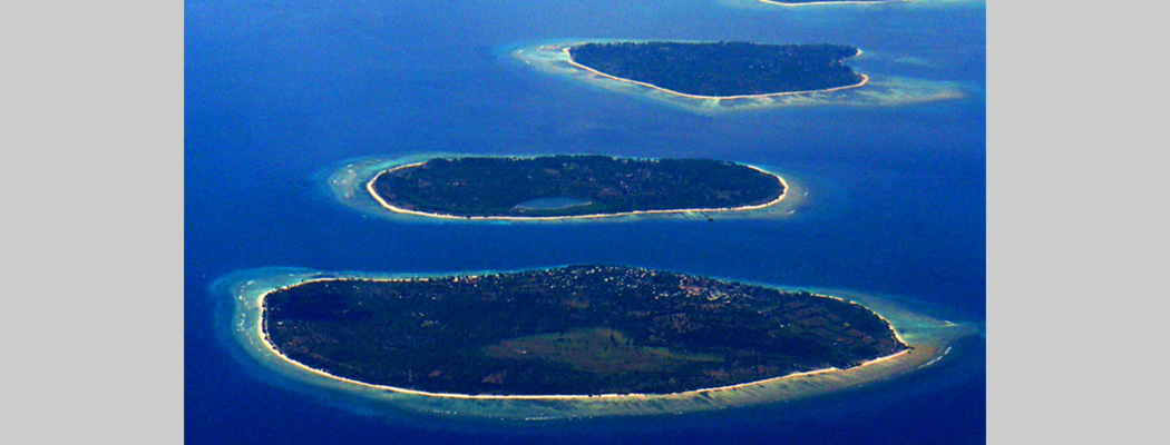 Luftbild Gili Islands